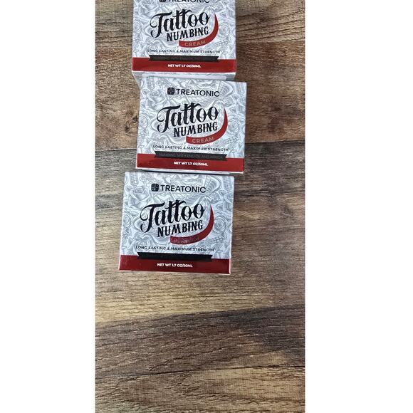 Treatonics Tattoo Numbing Cream 1.7 OZ Lot of 3 - Picture 1 of 5
